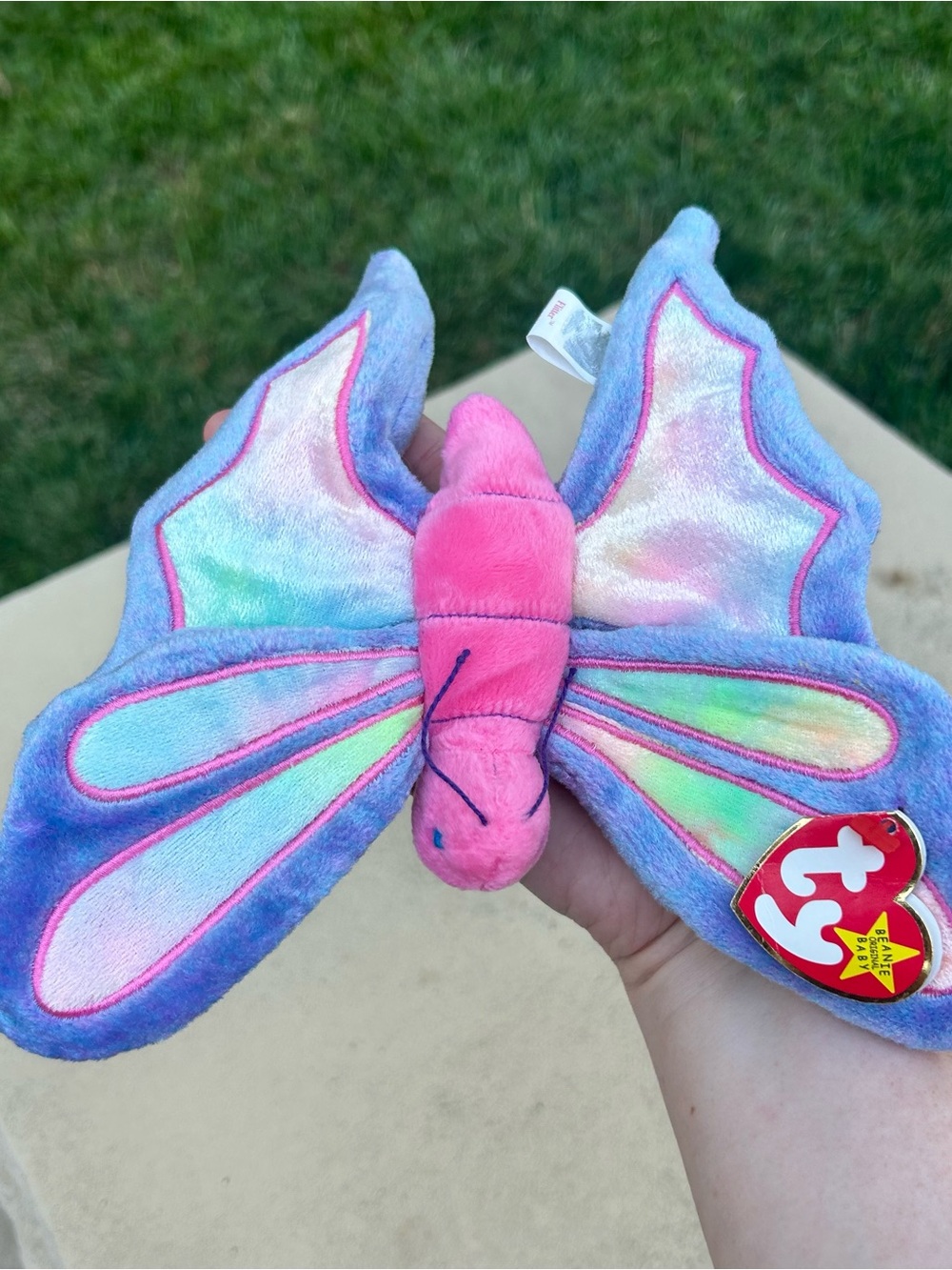 Ty Beanie Baby Flitter butterfly plush toy